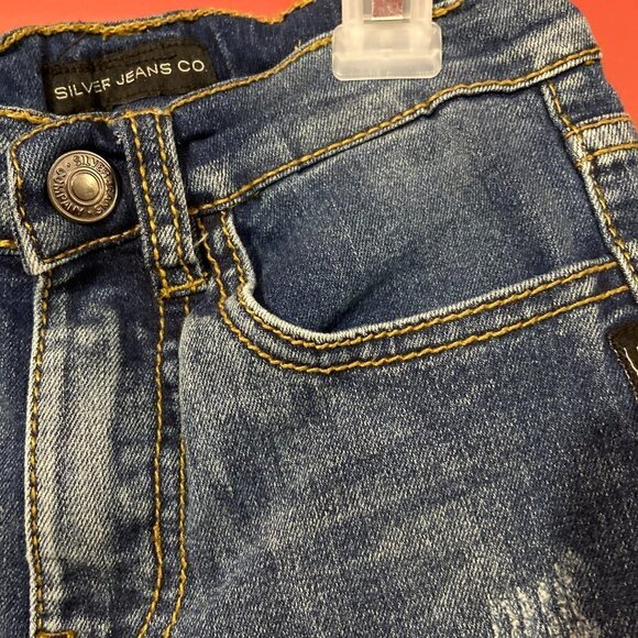 Silver Jeans Boy's Cairo Slim Fit Jeans - Size 5 - Picture 2 of 4